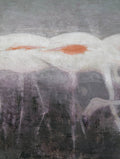 White Flamingoes Abbott Handerson Thayer Art Print
