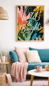 Wild & Bright Typography Poster Mockup