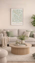 Willow Bough Pattern William Morris Art Print No 4 Mockup