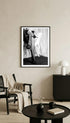 Woman Legs with Black Heels Poster Mockup