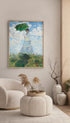 Woman with a parasol - Madame Monet and her son Claude Monet Art Mockup