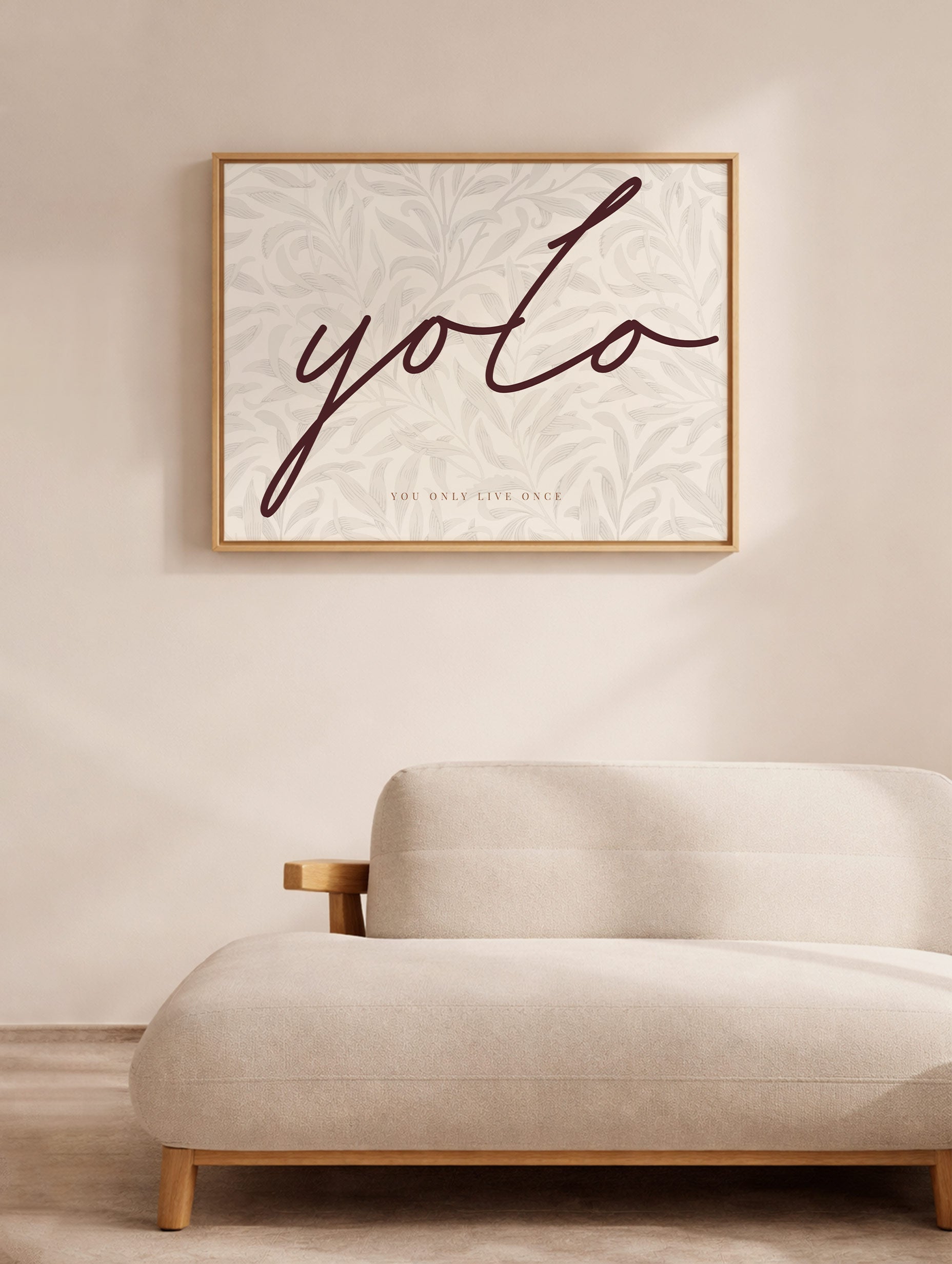 YOLO Typography Poster No 2 Mockup