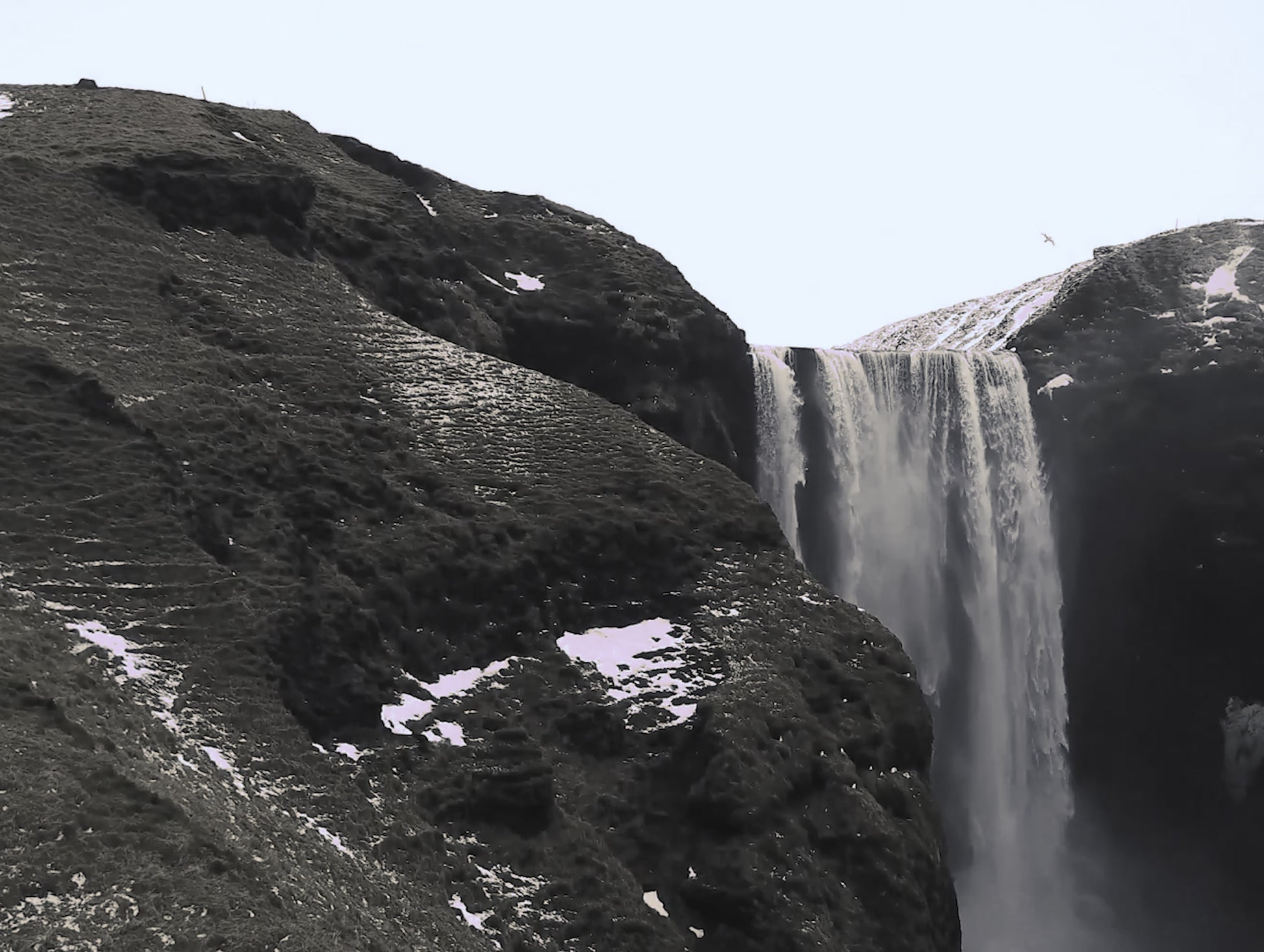 Skógafoss vattenfall poster